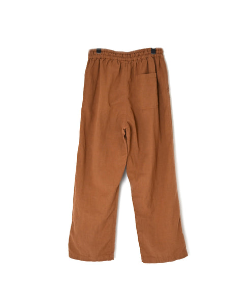 INHT2613CLD COTTON LINEN PLAIN OVERDYE EASY PANTS