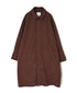 INHT2651D COTTON HERRINGBONE PLAIN OVERDYE BALMACAAN COAT
