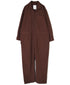INHT2653D COTTON HERRINGBONE PLAIN OVERDYE ONE-UP COLLAR OVERALLS