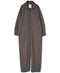 INHT2653D COTTON HERRINGBONE PLAIN OVERDYE ONE-UP COLLAR OVERALLS