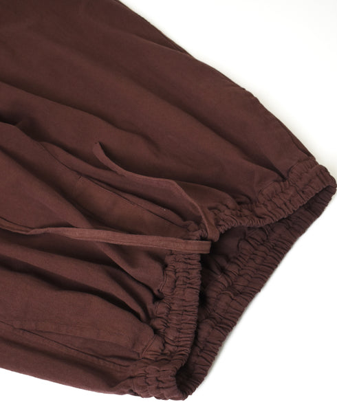 INHT2655D COTTON HERRINGBONE PLAIN OVERDYE EASY PANTS