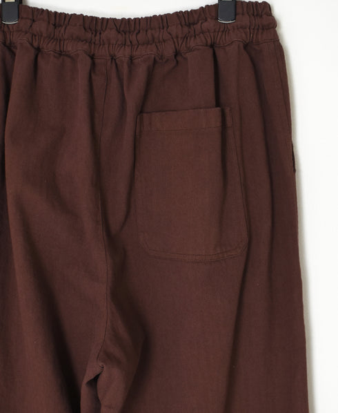 INHT2655D COTTON HERRINGBONE PLAIN OVERDYE EASY PANTS