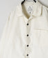 INHT2671D COTTON FLANNEL PLAIN OVERDYE ONE-UP COLLAR SHIRT