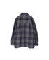 INHT2681CD COTTON CHECK OVERDYE ONE-UP COLLAR SHIRT