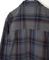INHT2681CD COTTON CHECK OVERDYE ONE-UP COLLAR SHIRT