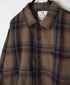 INHT2681CD COTTON CHECK OVERDYE ONE-UP COLLAR SHIRT