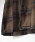 INHT2681CD COTTON CHECK OVERDYE ONE-UP COLLAR SHIRT