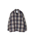 INHT2681CD COTTON CHECK OVERDYE ONE-UP COLLAR SHIRT