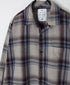 INHT2681CD COTTON CHECK OVERDYE ONE-UP COLLAR SHIRT