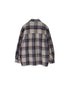 INHT2681CD COTTON CHECK OVERDYE ONE-UP COLLAR SHIRT