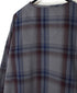 INHT2682CD COTTON CHECK OVERDYE HENLEY NECK SHIRT