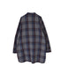 INHT2683CD COTTON CHECK OVERDYE STAND COLLAR SHIRT