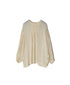 INMDS25012D AUTO LOOM COTTON/LINEN PLAIN OVERDYE BACK OPENING CREW-NECK SHIRT