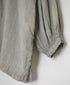 INMDS25012D AUTO LOOM COTTON/LINEN PLAIN OVERDYE BACK OPENING CREW-NECK SHIRT