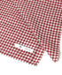 INMDS25026 HANDWOVEN COTTON/SILK GINGHAM CHECK SQUARE STOLE 58×58cm