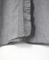 INMDS25062 HANDWOVEN YARN DYE NATURAL INDIGO CHAMBRAY FRILL COLLAR SHIRT