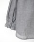 INMDS25062 HANDWOVEN YARN DYE NATURAL INDIGO CHAMBRAY FRILL COLLAR SHIRT