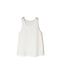 INMDS25081 HANDWOVEN COTTON SILK CHECK U-NECK TANK TOP