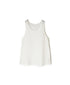 INMDS25081 HANDWOVEN COTTON SILK CHECK U-NECK TANK TOP