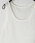 INMDS25081 HANDWOVEN COTTON SILK CHECK U-NECK TANK TOP