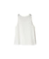 INMDS25081 HANDWOVEN COTTON SILK CHECK U-NECK TANK TOP