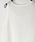 INMDS25081 HANDWOVEN COTTON SILK CHECK U-NECK TANK TOP