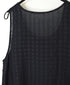 INMDS25081 HANDWOVEN COTTON SILK CHECK U-NECK TANK TOP