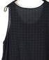 INMDS25082 HANDWOVEN COTTON SILK CHECK U-NECK TANK TOP DRESS