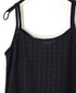INMDS25083 HANDWOVEN COTTON SILK CHECK 2WAY CAMISOLE