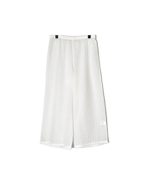 INMDS25084 HANDWOVEN COTTON SILK CHECK EASY PANTS