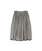 INMDS25105 80s VOILE TRIANGLE BLOCK PRINT GATHERED SKIRT