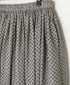 INMDS25105 80s VOILE TRIANGLE BLOCK PRINT GATHERED SKIRT
