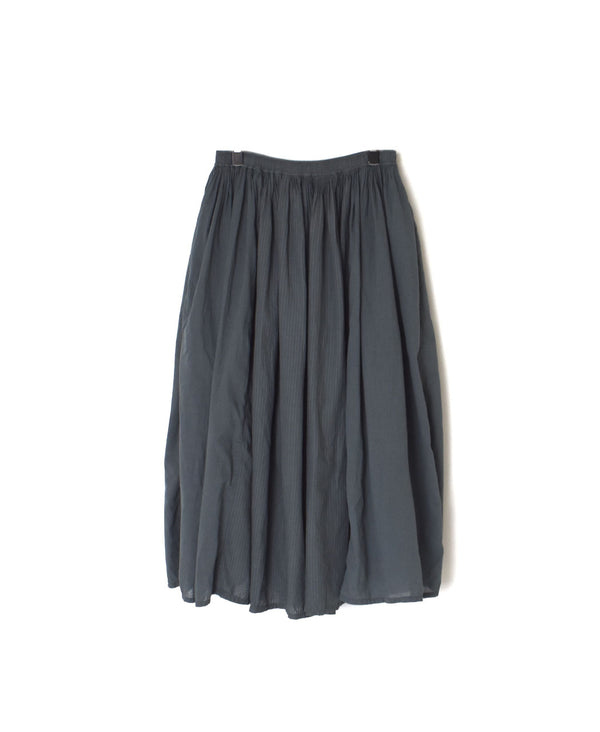 NMDS25236D COTTON & LINEN PATCHWORK RAJASTHAN TUCK GATHERED SKIRT