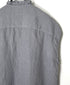 INMDS26001D 60s AUTOLOOM LINEN PLAIN OVERDYE FRENCH/SL FRILL COLLAR SHIRTS