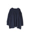 INMDS26003D 60s AUTOLOOM LINEN PLAIN OVERDYE BACK OPENING PULLOVER WITH MINI PINTUCK