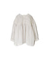 INMDS26003D 60s AUTOLOOM LINEN PLAIN OVERDYE BACK OPENING PULLOVER WITH MINI PINTUCK