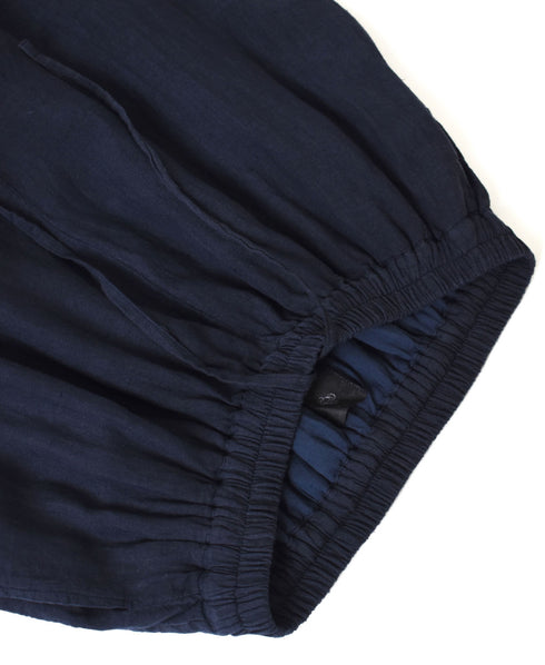 INMDS26005D 60s AUTOLOOM LINEN PLAIN OVERDYE EASY PANTS