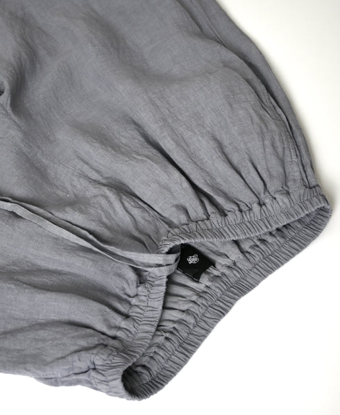 INMDS26005D 60s AUTOLOOM LINEN PLAIN OVERDYE EASY PANTS