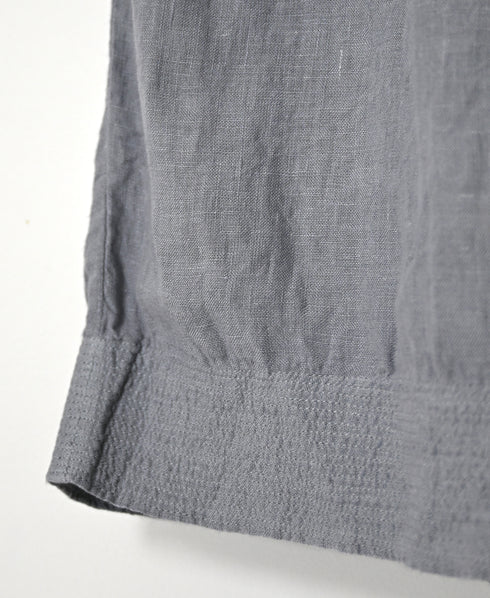 INMDS26005D 60s AUTOLOOM LINEN PLAIN OVERDYE EASY PANTS