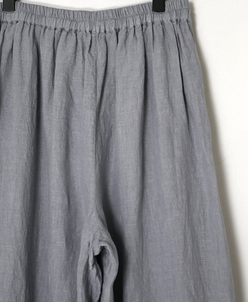 INMDS26005D 60s AUTOLOOM LINEN PLAIN OVERDYE EASY PANTS