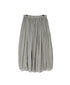 INMDS26012D 60s AUTOLOOM LINEN/COTTON PLAIN OVERDYE GATHERED SKIRT