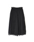 INMDS26012D 60s AUTOLOOM LINEN/COTTON PLAIN OVERDYE GATHERED SKIRT