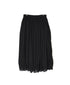 INMDS26012D 60s AUTOLOOM LINEN/COTTON PLAIN OVERDYE GATHERED SKIRT