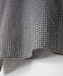 INMDS26022 HANDWOVEN COTTON/SILK SMALL GINGHAM CHECK DROP SHOULDER SMOCK