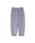 INMDS26025 HANDWOVEN COTTON/SILK SMALL GINGHAM CHECK 2 TUCK TAPERED EASY PANTS