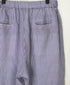 INMDS26025 HANDWOVEN COTTON/SILK SMALL GINGHAM CHECK 2 TUCK TAPERED EASY PANTS