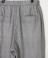 INMDS26025 HANDWOVEN COTTON/SILK SMALL GINGHAM CHECK 2 TUCK TAPERED EASY PANTS