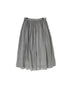INMDS26026 HANDWOVEN COTTON/SILK SMALL GINGHAM CHECK GATHERED SKIRT