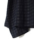 INMDS26032 HANDWOVEN COTTON/SILK CHECK DROP SHOULDER SMOCK
