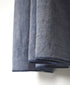 INMDS26042 HANDWOVEN YARN DYE CHAMBRAY FRILL COLLAR SHIRTS DRESS WITH RAJASTHAN GATHER
